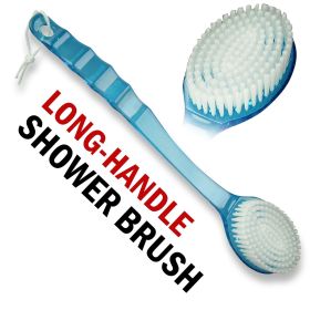 Back Body Shower BrushLong Handle Exfoliating Skin Spa Bath Soft Scrubber Clean